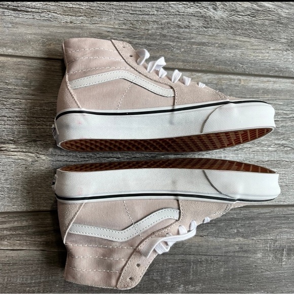 NEW! Vans Women’s Sk8-Hi Tapered Shoes Lilac Ash Suede and Canvas - Size 6 - Picture 3 of 12